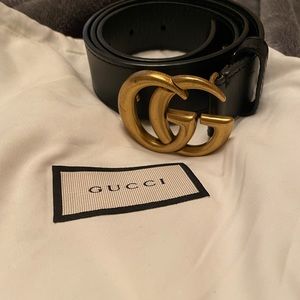Black Gucci Belt